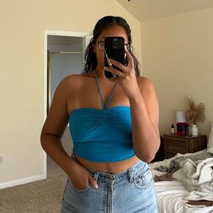 Zara Blue TubeTop/Halter